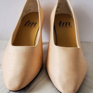 Blush Satin Basic Heels